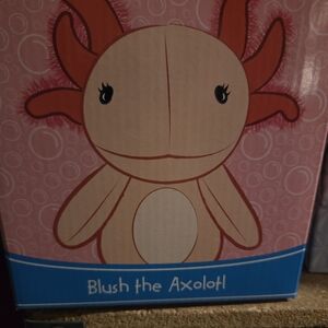 Scentsy Blush the Axolotl - Pink and Cream Stuffed Animal